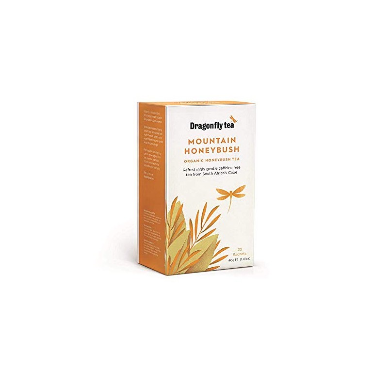 Dragonfly Tea Organic Mountain Honeybush Tea, 20 Teabags