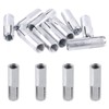 Mardatt 12 Pcs 3/8" Zinc Plated Metal Knurled Drop in