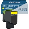 RAKUNI MX-C35TY Yellow Compatible High Yield Toner Cartridge Replacement for