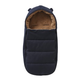 VERTBAUDET Footmuff for Pushchairs and Baby Seats, Weatherproof, Night Blue, One Size