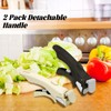 Detachable Handle Cookware Set 2 Pack Pots and Pans Replacement