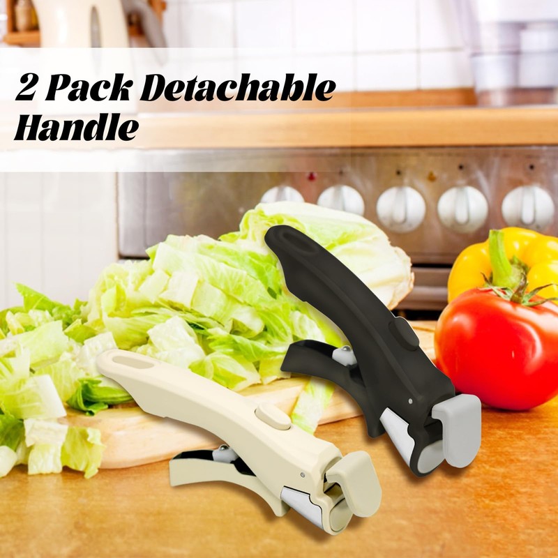 Detachable Handle Cookware Set 2 Pack Pots and Pans Replacement
