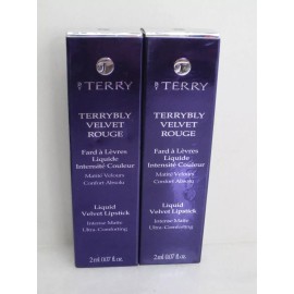 BY TERRY T BY TERRY TERRYBLY VELVET ROUGE LIQUID VELVET LIPSTICK 4 BOHEMIAN PLUM LOT OF 2
