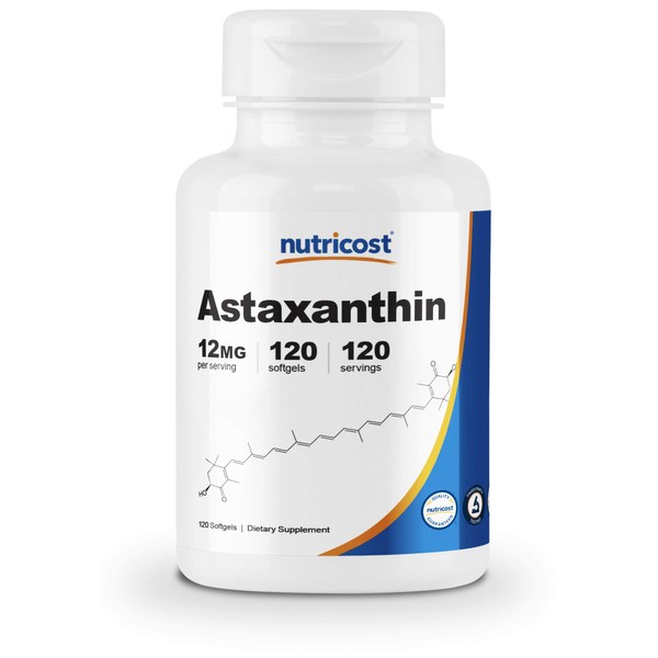 Nutricost Astaxanthin 12mg, 120 Softgels