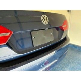 Rear Trunk lid License Plate Bracket for Volkswagen VW Jetta 2010–2025–Holder Set with Bolts, Relocator Adapter Tailgate Trunk Lid Tag Mount Mounting Kit, Quality Plate Holders Premium Car Accessories