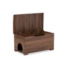 Baxton Studio Mariam Modern and Contemporary Walnut Brown Finished Wood