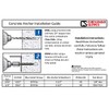 Hex Head Concrete Screw Anchor (1/4 x 1-3/4") 100 Pieces