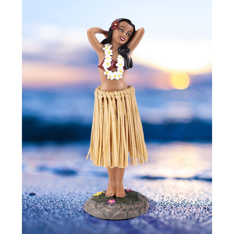 BCSmyer Hawaii Hula Girl Dashboard Bobbleheads for Driver Dashboard Decorations