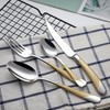 CADYSS Premium Silverware Set 20 Pieces - Flatware Set Gilding