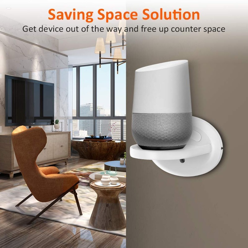 Deco Gear Wall Mount Shelf Stand for Google Home, Smart