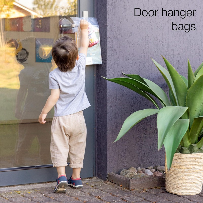 Choice Marts Door Hanger Bags 6” x 12” - Waterproof