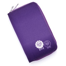 KnitPro Symfonie Tunisian Afghan Wood Crochet Hooks in Zipper Case - Complete Set (3.5-8mm) with Accessories