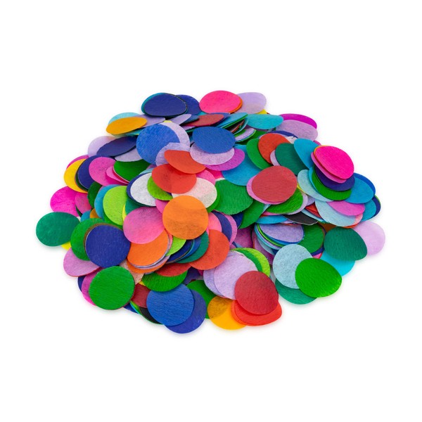Hygloss Products 88848 1" Bleeding Tissue Circles, 20 Assorted Colors