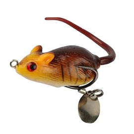 Fishing Bait Rubber Mouse Bass Fishing Lure Crankbait Tackle Lures, Baits and Attractants