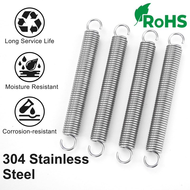 GUNGY Tension Springs with Hooks Stainless Steel Tension Spring Tension