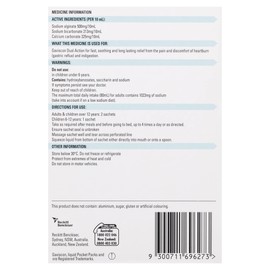 Gaviscon Dual Action Liquid Sachets for Heartburn and Indigestion Relief, 0.156 kilograms