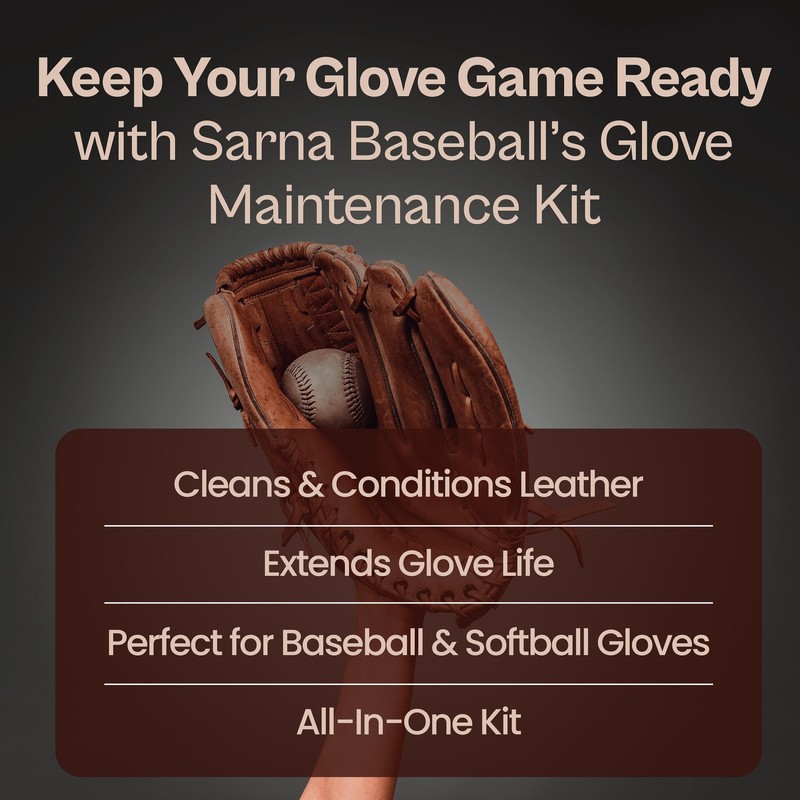 Sarna Glove Conditioner Kit – Includes Cleaner, Soft & Hard