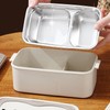 Scizorito Adult Bento Box, Stackable Lunch Box Container with Snap,