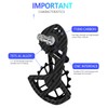 Carbon Big Pulley with Ceramic Bearing Pulley Set Gear Set