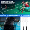 Training Badminton Racket Physical Education Exercise Sports Equipment Iron Alloy