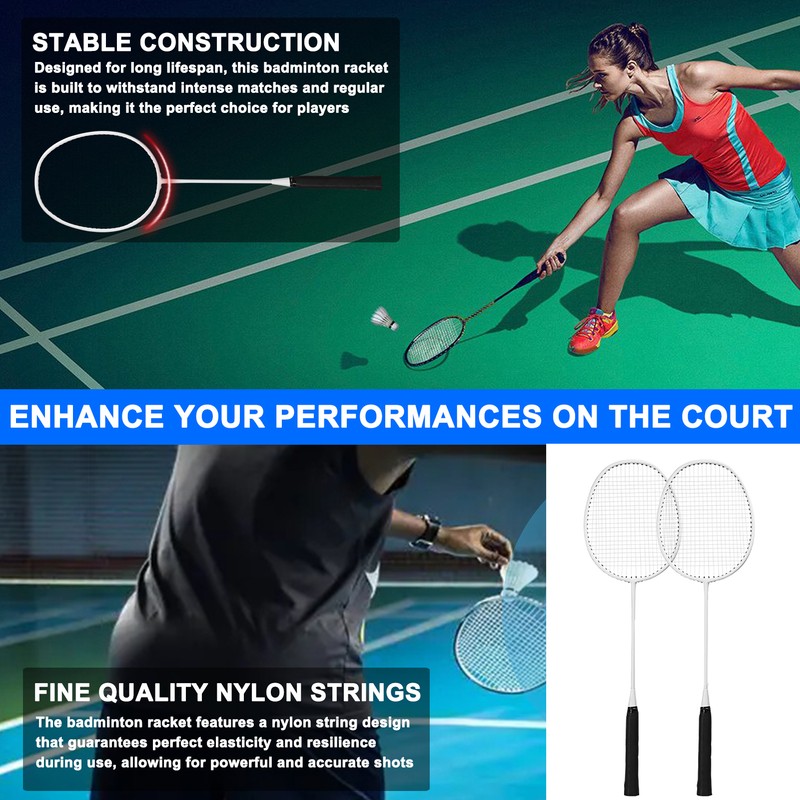 Training Badminton Racket Physical Education Exercise Sports Equipment Iron Alloy