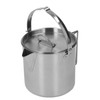 1.2L Stainless Steel Camping Kettle Portable Teapot Coffee Pot Outdoor