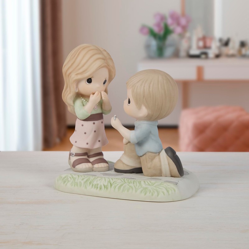 Precious Moments 222007 Will You Be Mine? Bisque Porcelain Figurine