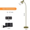 LEPOWER Metal Floor Lamp, Adjustable Goose Neck Standing Lamp with