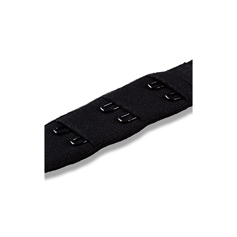 Prym Bra Extender Hooks, Cotton, Black, 25 mm