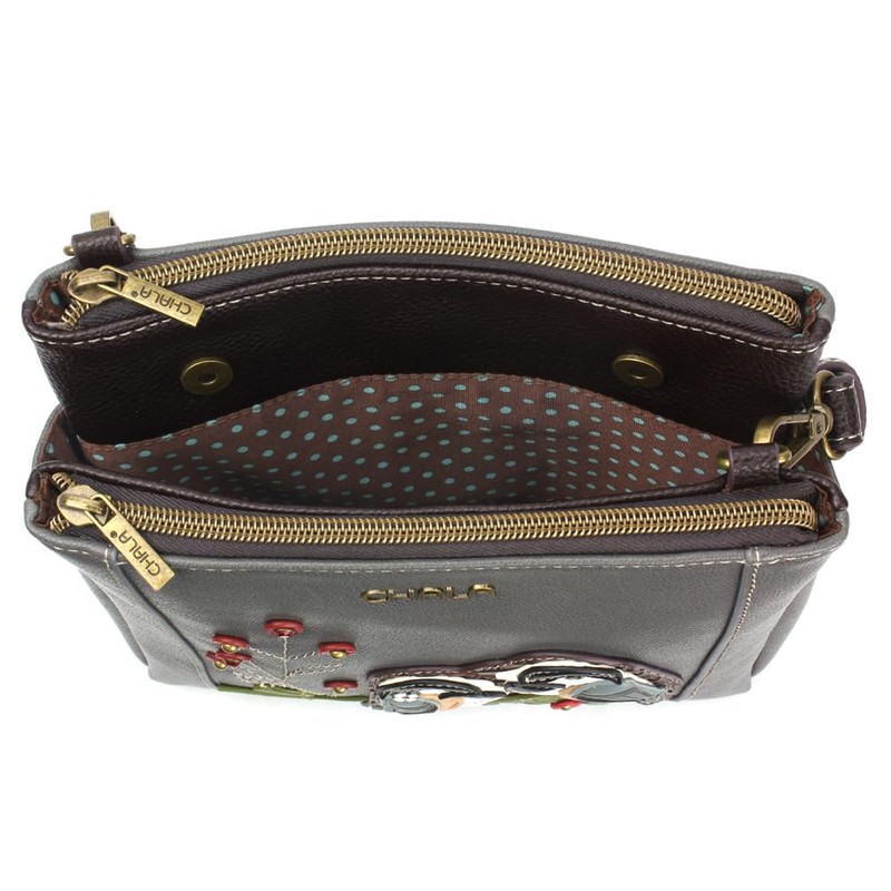 CHALA Merry Messenger RFID Protected Women Faux Leather Shoulder Purse