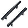 Aegero 10 Pack Cabinet Pulls Matte Black Stainless Cabinet Handles,