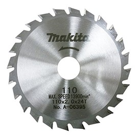 Makita A-06395 Chip Saw For General Woodwork, External Diameter 4.3 Inches (110 mm), 24 Cutting Teeth