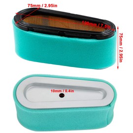 ZAMDOE 496894 493909 Air Filter 272403S Pre Filter for Briggs & Stratton 282700 691642 493909 4139 5053B 5053D 5053H 5053K 12.5-17HP Lawn Mower Engines LG496894S LT1000 24151 917.374356