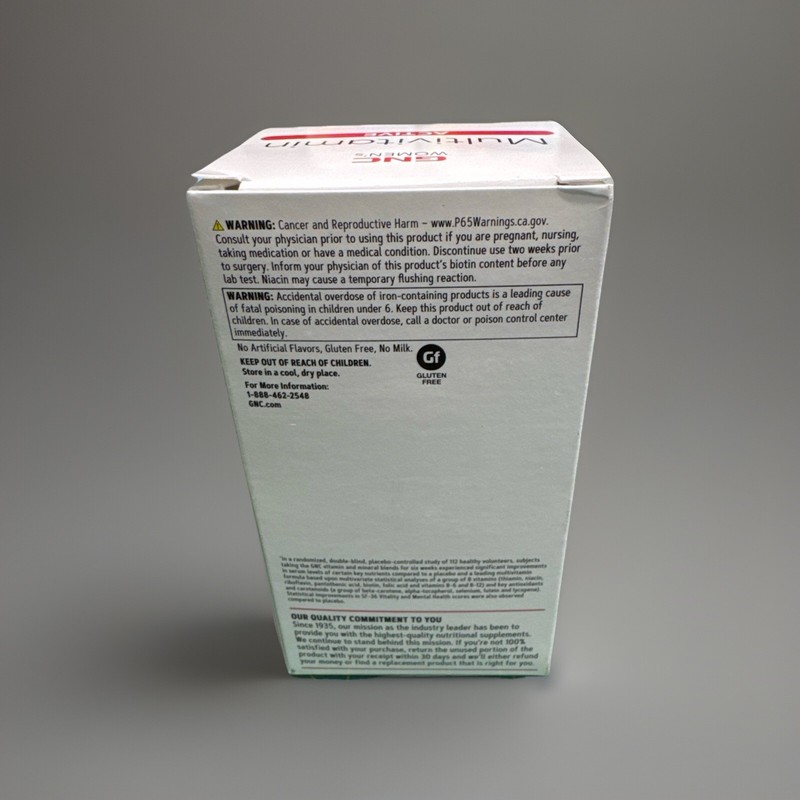 GNC Women's Multivitamin Active 90 Caplets 45-Day Supply