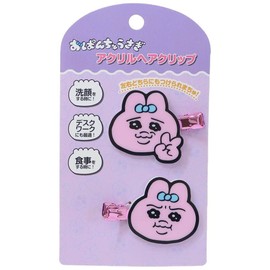 Ensky Panchusagi Acrylic Hair Clip 4, Approx. 1.5 x 2.2 x 0.2 inches (39 x 55 x 5 mm), Acrylic, Medium