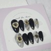 Twilight Crown Handmade Nail Tips - Short Ballerina / 트와일라잇