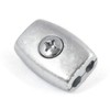 10 pcs galvanised steel egg shaped wire rope clip 3