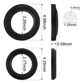 WEHOPE 34120 Waste RV Ball Seal Kit for Thetford Style Plus,Style II, Fit for Thetford Aqua-Magic Style Plus, Style Lite, Style II and Residence Toilet
