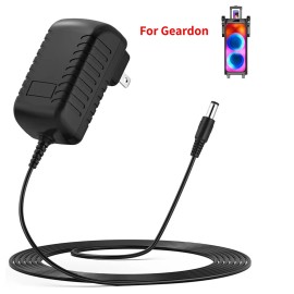 HJHLSTJK AC/DC Adapter For Geardon GD-DM613 Portable Karaoke Machine Rechargeable Speaker
