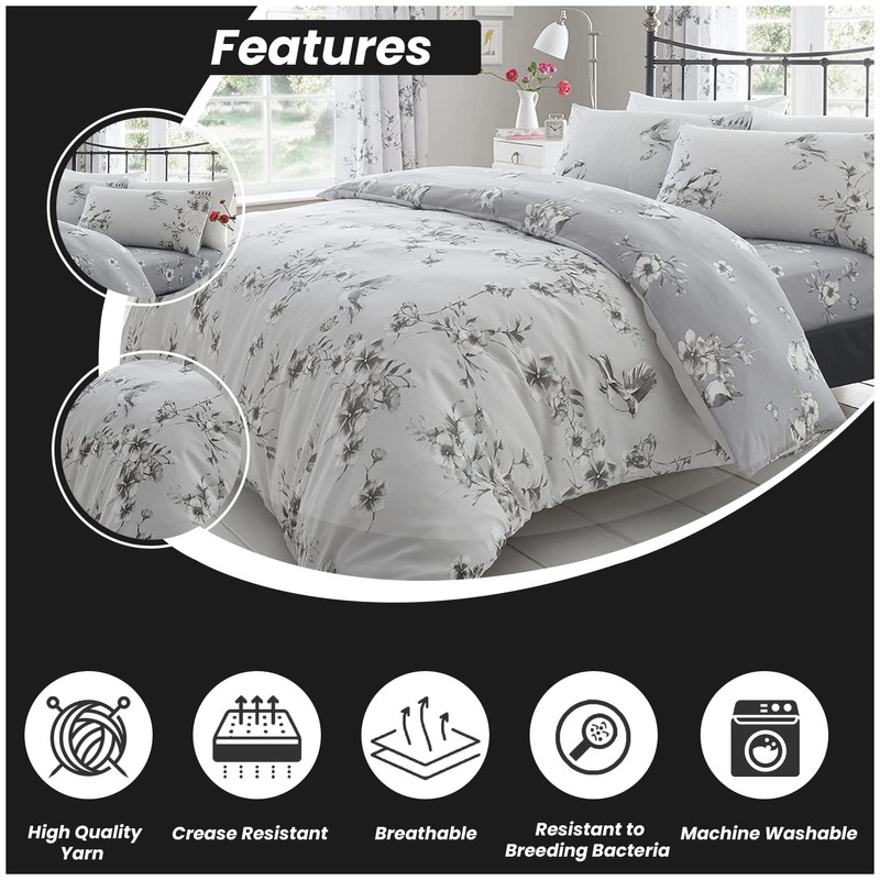 GC GAVENO CAVAILIA Single Duvet Cover Set | Flower Bedding