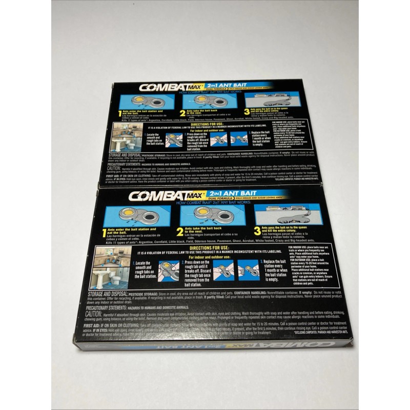 Combat (2 BOX-NEW) Combat Max 2 in 1 Ant Bait