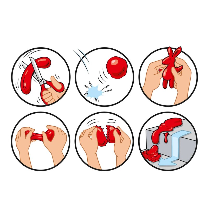 Craze Magic Dough - Intelligent Modelling Clay 80g Various Colours