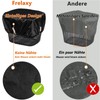 Frelaxy Bicycle Basket Cover Waterproof with Reflective Strips, Rain Cover