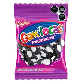 RICOLINO 2 Pack GOMILOCAS PINGÜINOS RICOLINO  FLAVOR MORA AZUL- 1KG