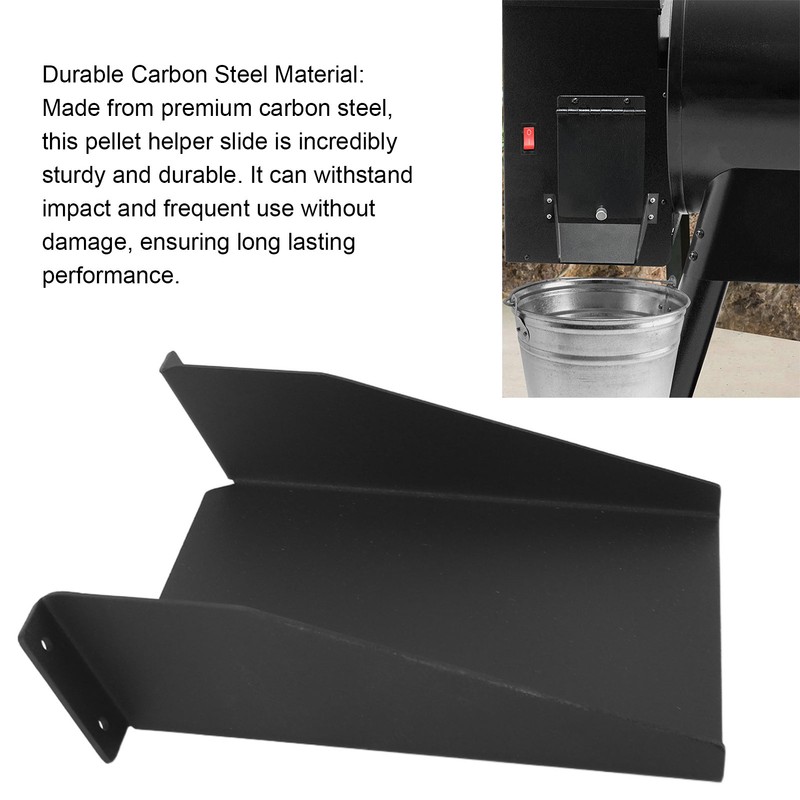 Magnetic Pellet Helper Chute for Traeger Grill Carbon Steel Pellet