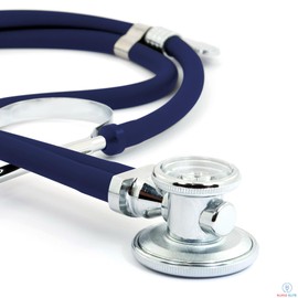 EMS XTRM Sprague Rappaport Stethoscope - High-Quality, Durable Stethoscope for Nurses and Healthcare Professionals, Available in Multiple Colors, Latex-Free (Navy)
