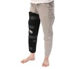 Knee Immobilizer One Piece Lightweight Steel Plate Supports Adjustable Comfortable