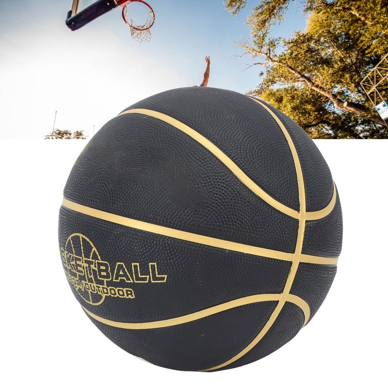 Black Basketball Training Wear Resistance Safe Large Particles Easy Grip