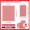 SietDESEO 50 Pieces 3-ply Red Gingham Napkins 13 x 15.7