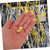 Hohopeti 1roll Brass Foil Sheet Roll Thin Wear-Resistant Material for